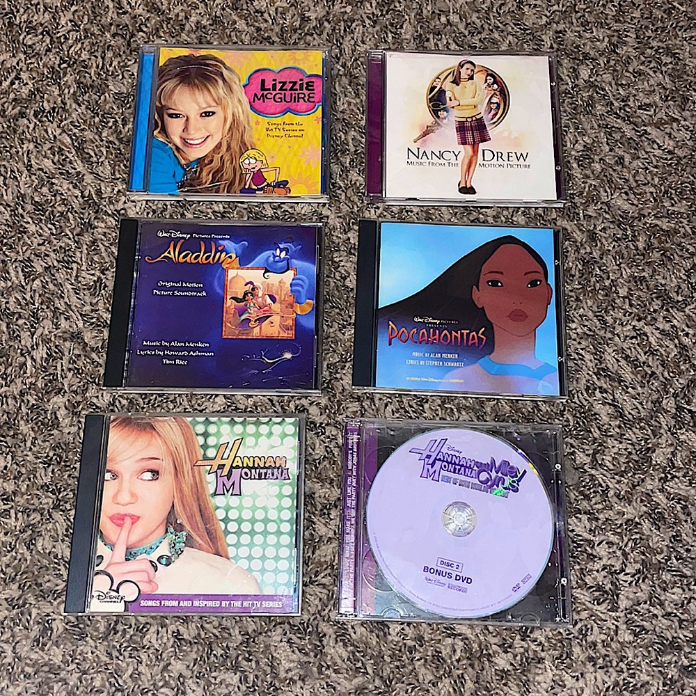 💿Bundle of 6 Vintage Disney Movie/TV Show CD’s